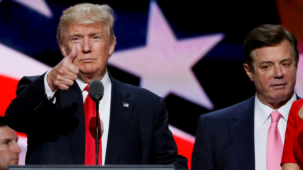 Donald Trump and Paul Manafort in 2016. REUTERS Rick Wilking