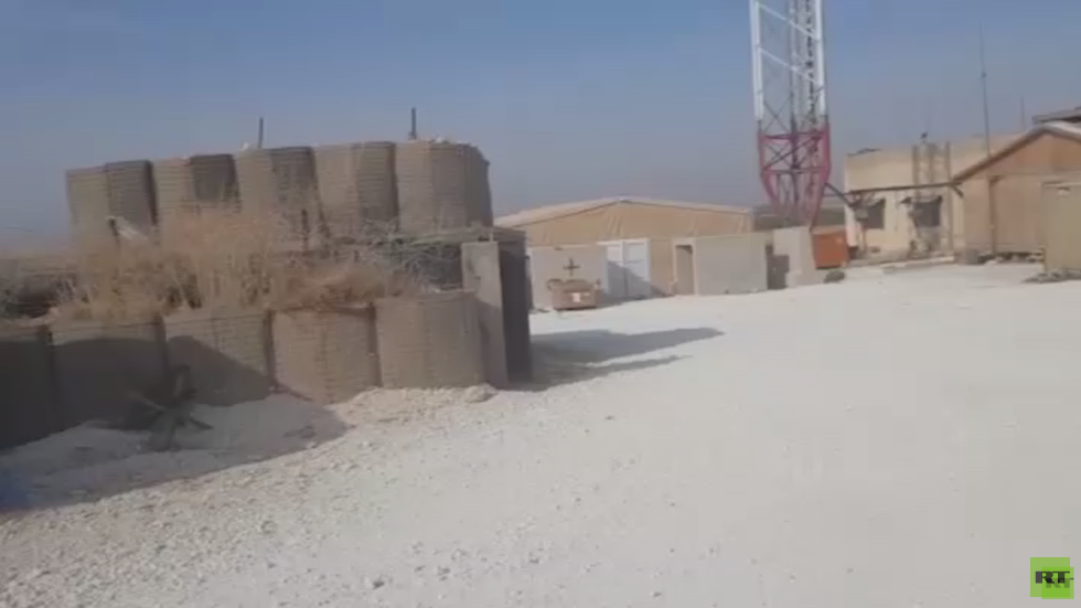 Abandoned US military base outside Manbij, Syria, October 15 2019 RT