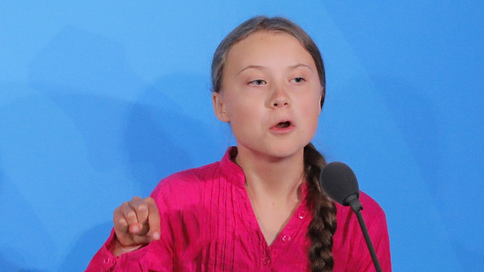 Greta Thunberg speaks at the 2019 United Nations Climate Action Summit in New York © Reuters Lucas Jackson