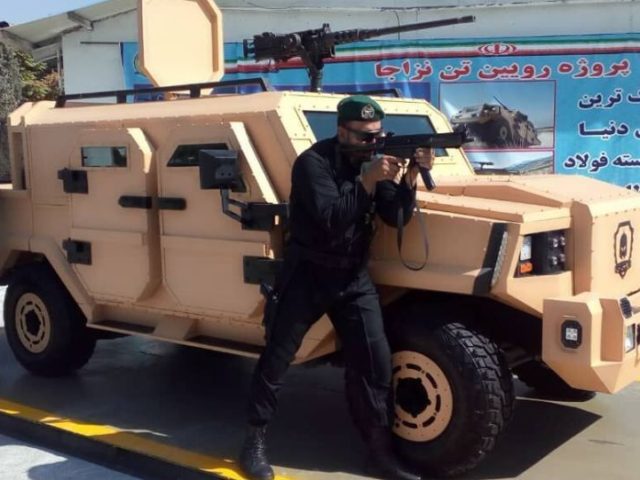Iran Rolls Out Sophisticated Armoured Vehicle, Smart Robot as Regional Tensions Persist