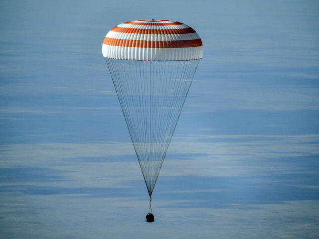 Soyuz landing capsule safely brings ISS trio back to Earth (PHOTOS)