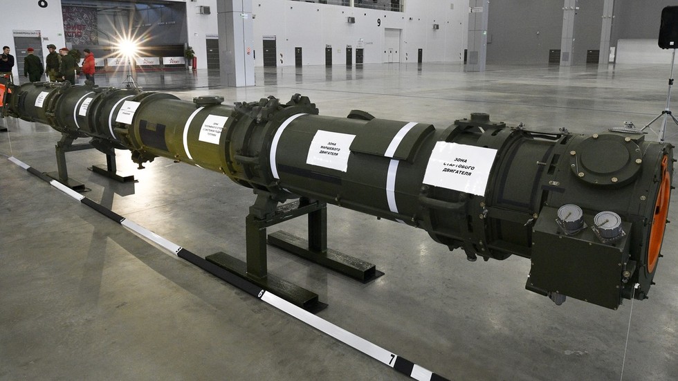 Russian 9M729 missile prepared for a demonstration to foreign military attaches in january 2019. Sputnik Vladimir Astapkovich
