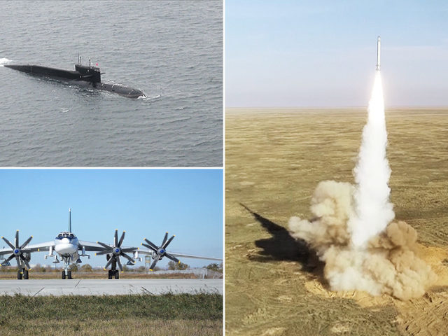 Nuclear deterrence ready: Putin presides over mega missile exercise involving submarines, bombers & ground launchers (VIDEOS)