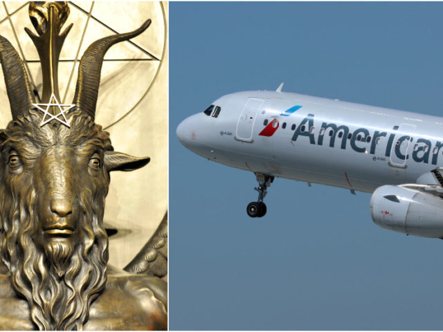 Satanic Temple members say ‘HELL NO’ to discrimination after American Airlines forces woman to change ‘HAIL SATAN’ shirt