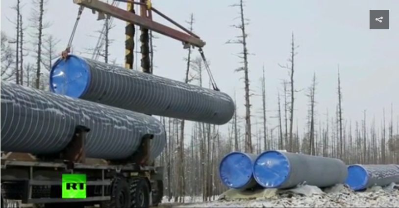 Rus Gas pipeline