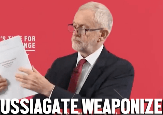 Jeremy Corbyn faces Russiagate smear campaign before UK vote