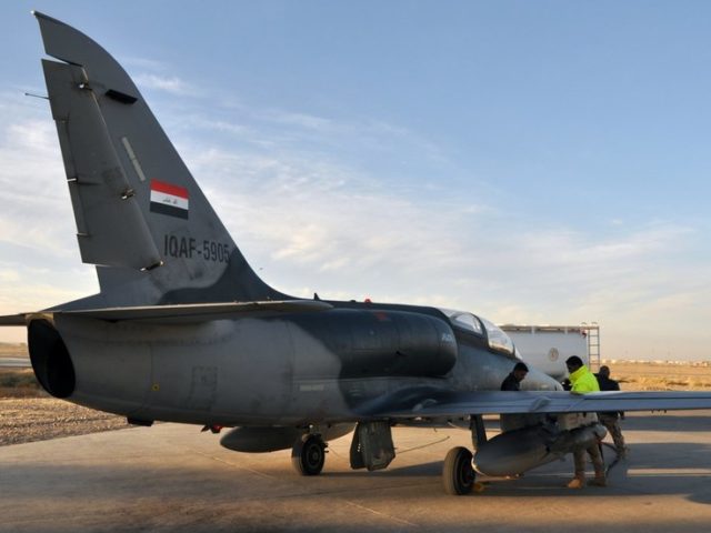 Iraqi air base housing US troops comes under rocket fire north of Baghdad