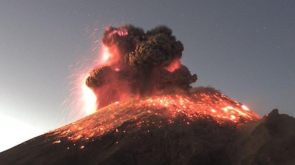 One of Mexico’s most active volcanoes
