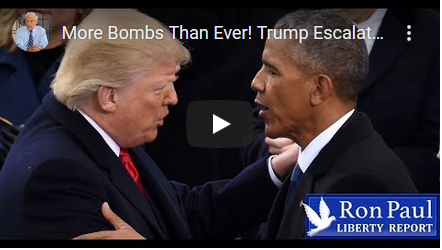 More Bombs Than Ever! Trump Escalates Obama’s ‘Good War’ In Afghanistan.