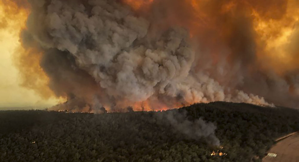 The fires in Australia took a turn