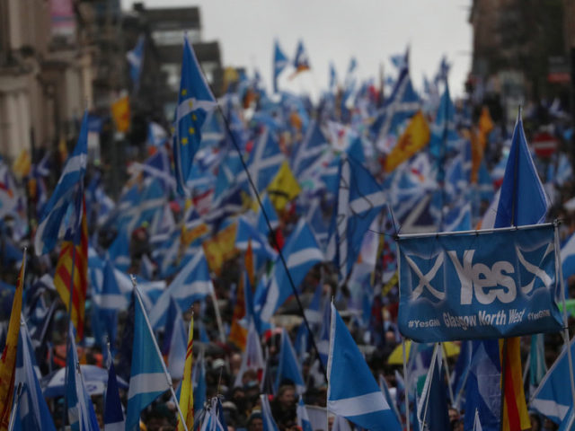 ‘Scotland’s right to choose’: Thousands join pro-independence march in Glasgow