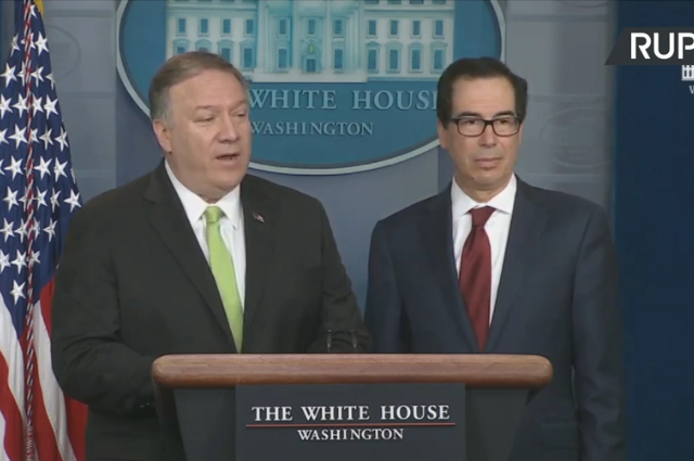 US rolls out high-profile sanctions on Iran (WATCH LIVE)