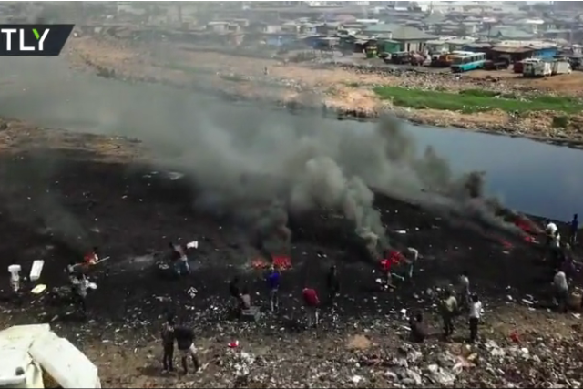 Toxic dump: First-world electronics scrapyard in Ghana puts THOUSANDS at risk of cancer