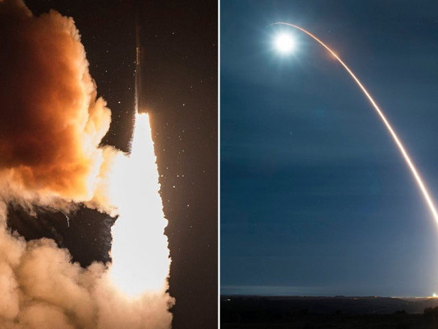 US Space Force conducts first ICBM launch after Moscow warned of threat of renewed arms race (PHOTOS)