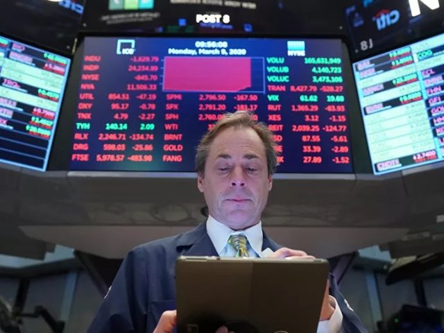 Stocks Plunge Over Double-Threat of Crashing Crude Prices and Coronavirus-Driven Recession Fears