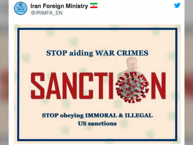 Pompeo behind corona? Iran’s foreign ministry employs PHOTOSHOP to take a not-so-subtle jab at US sanctions (PHOTO)