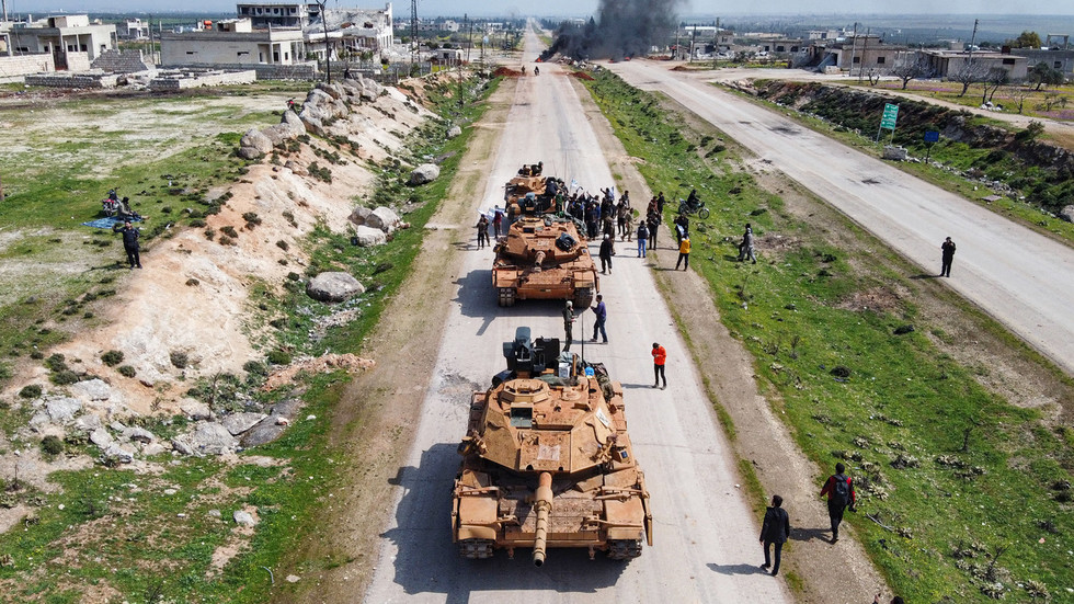 Russian and Turkish forces in Syria’s province