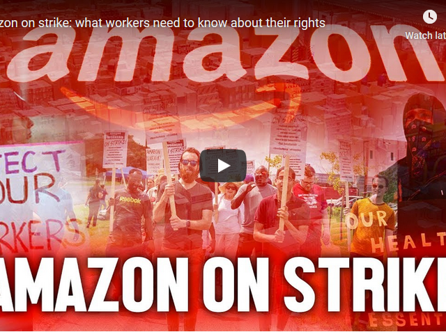 Amazon on strike: what workers need to know about their rights