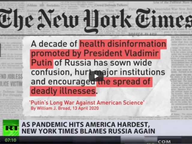Crisis Blame Game | NYT accuses Russia of using ‘propaganda machine’ amid COVID-19 pandemic