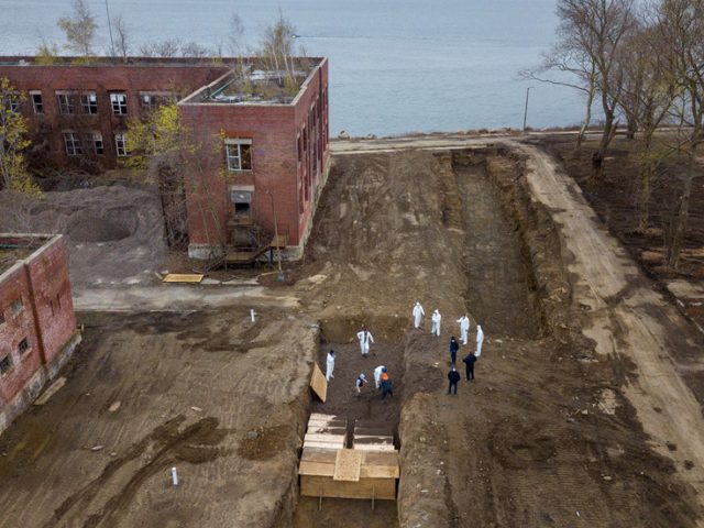 Covid-19 ‘mass graves’ on New York’s Hart Island spark frenzy of fake news amid grim reality