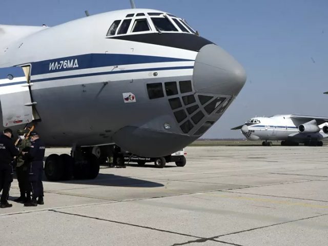 Russian Aerospace Forces Send 2 More Planes to Serbia to Fight COVID-19