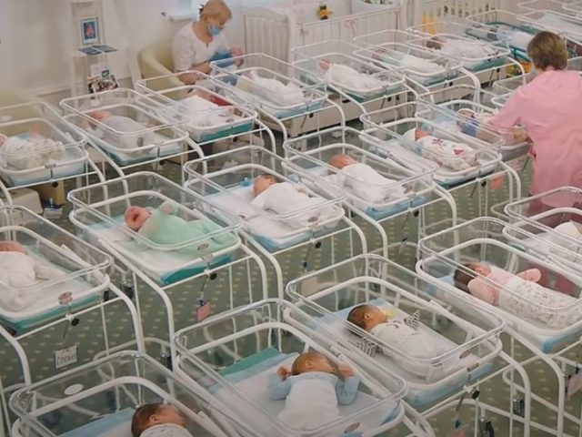 DOZENS of babies born to Ukrainian surrogate mothers left stranded in Kiev hotel due to Covid-19