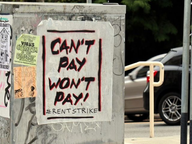 Desperate New Yorkers mark May Day with CANCEL RENT protests at governor’s office & city landmarks (VIDEOS)