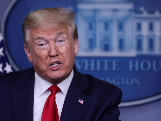 ‘Dems could pick a GLASS OF WATER as candidate’: Trump picks apart Biden & talks ‘DEEP STATE’ in new softball interview