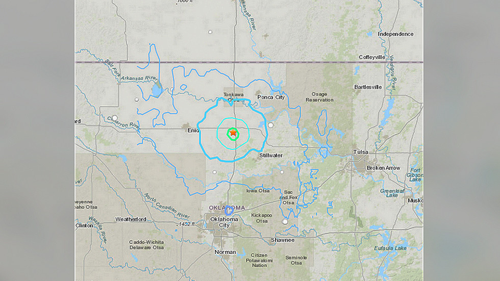 A 4.5-magnitude earthquake