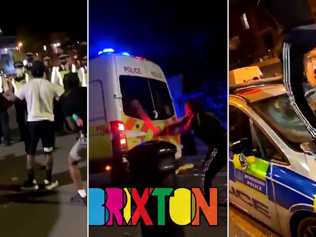 22 police officers injured after Brixton, South London street party erupts into mob violence (VIDEOS)