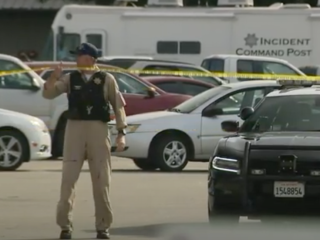 2 dead, 4 injured after gunman rams car & opens fire at Walmart warehouse in California