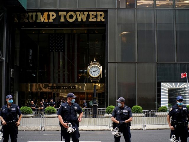 Fighting words: Trump tweets that police are ‘furious’ over plan to paint BLACK LIVES MATTER in front of Trump Tower in NYC