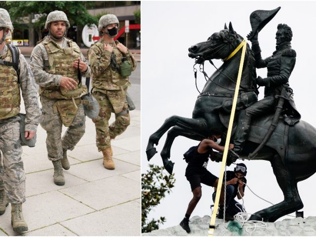 Hundreds of National Guard troops activated in Washington DC & Wisconsin to protect monuments