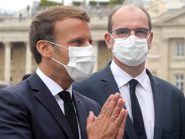 French President Macron makes masks obligatory in public starting August 1