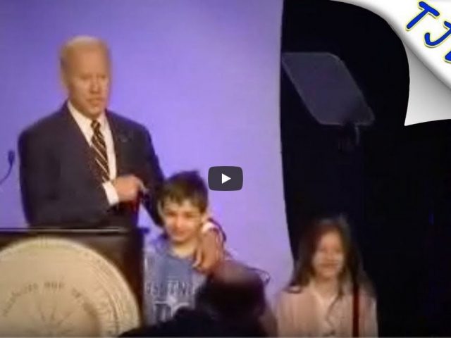 Creepy Joe Biden Says Child Gave Him “Permission To Touch Him”!