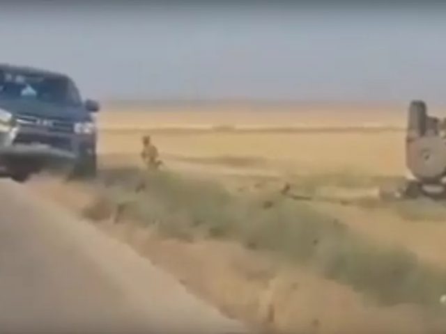 Video Reportedly Shows Scene of Deadly Accident Which Took Life of US Servicemember in Syria