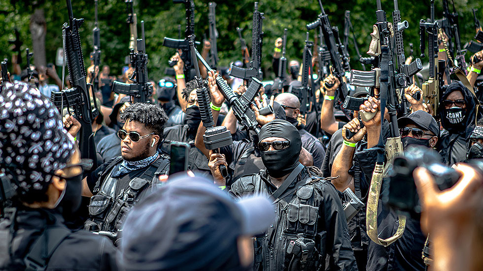 armed black militia