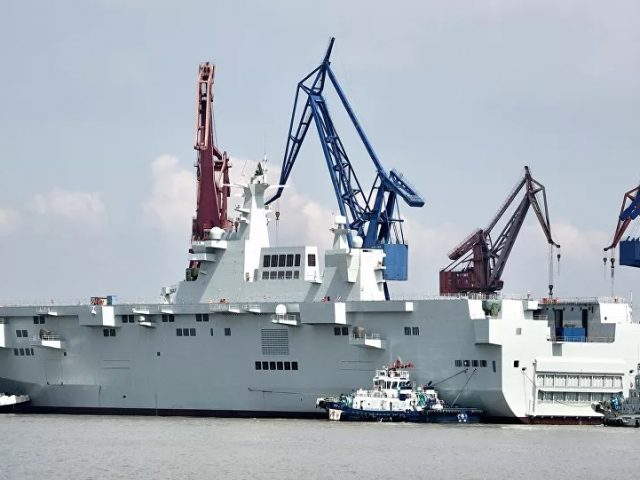 China’s Proposed New Assault Carrier May Launch Drones From Electromagnetic Catapult