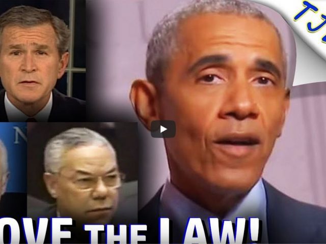 OBAMA Says “Nobody Is Above the Law”!