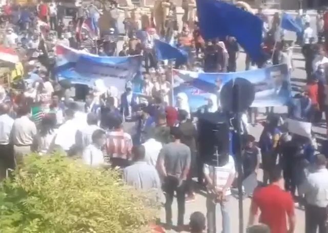 Anti-US Protests Grip Hasakah, Qamishli in Wake of Attack on Syrian Troops – Photos, Video
