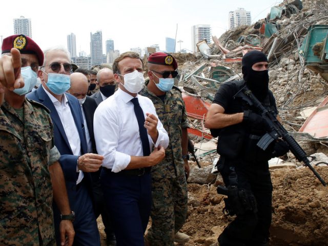 Macron says ‘Lebanon is not alone’ as he visits devastated Beirut, gets quickly blasted for hypocrisy