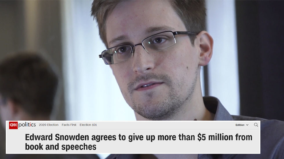 Edward Snowden has accused