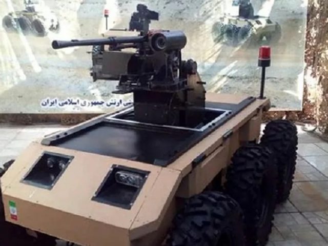 Iranian Army Rolls Out Domestically-Made Combat Robot