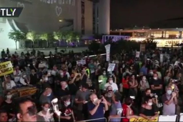 Anti-lockdown protesters rally in Tel Aviv as 2nd nationwide quarantine looms over Israel (VIDEO)