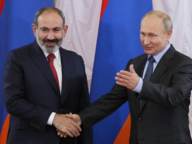 Russia’s Putin tells Armenian PM Pashinyan that all military action in disputed Nagorno-Karabakh region should be halted