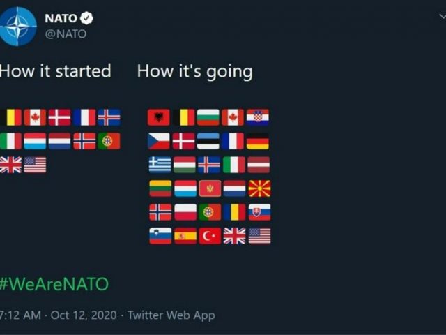 NATO boasts about own expansion in attempt at Twitter meme, prompting online war in replies