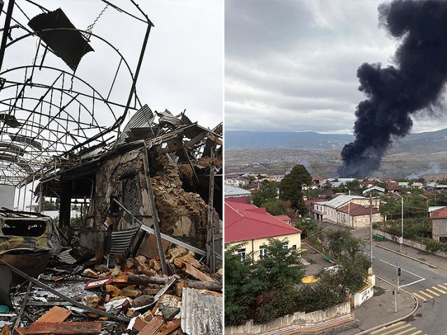 War enters second week: Armenia & Azerbaijan accuse each other of shelling cities & targeting civilians (VIDEOS)
