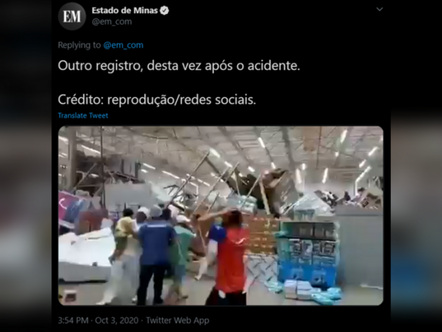 Shelves collapse LIKE DOMINOES in Brazilian supermarket, leaving 1 dead & 8 injured (VIDEOS)