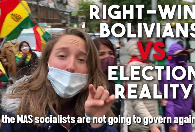 Right-wing Bolivian protesters refuse to accept election loss