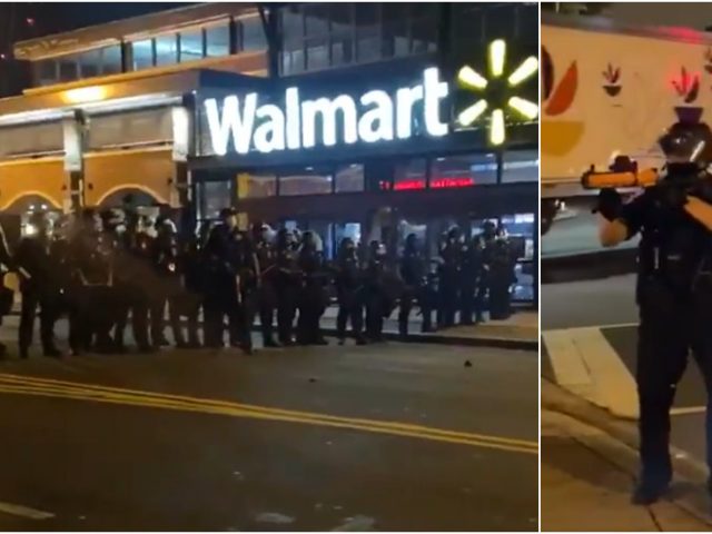 DC police unleash tear gas & stun grenades in clashes with protesters after man dies in botched traffic stop (VIDEO)
